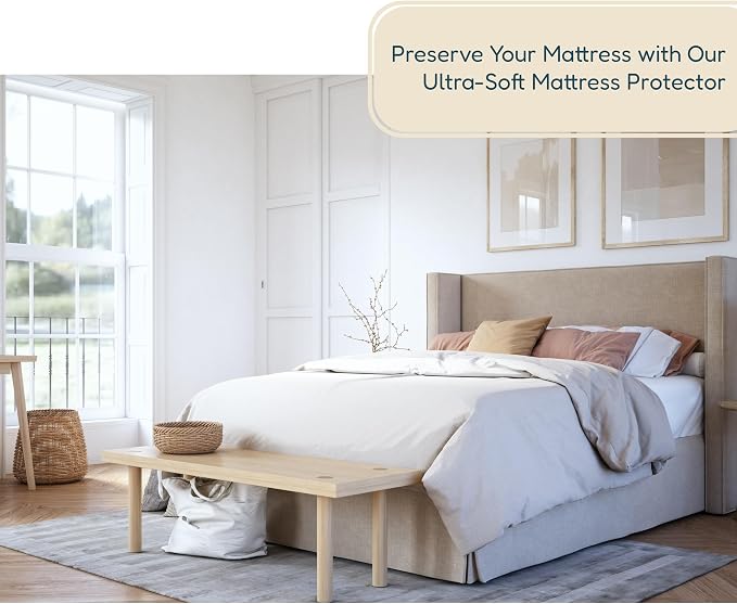 DreamOasis Waterproof Mattress Protector King Size - Image 7