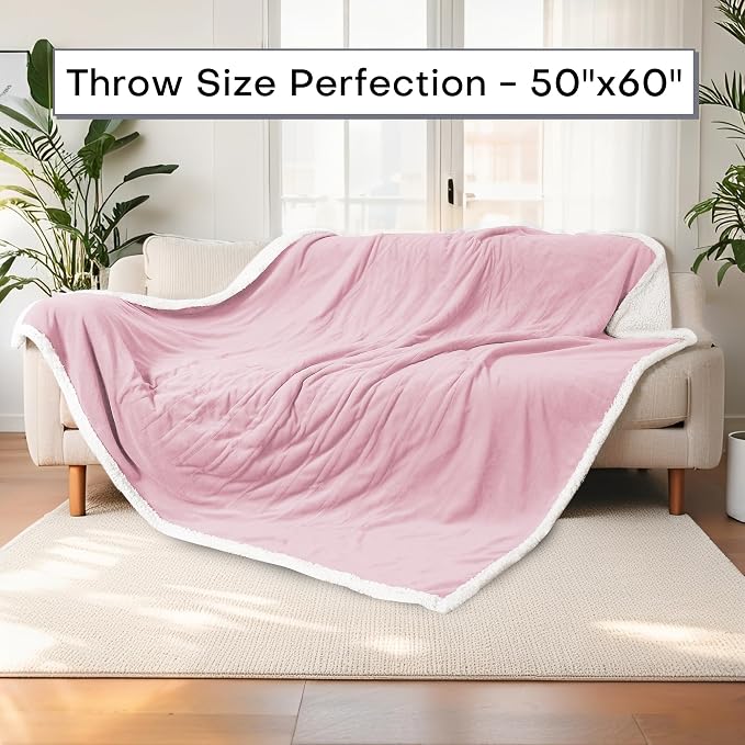 Electric Heated Blanket Throw Size 50"x60" - Image 3
