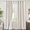 Plaid Curtains Pattern Printed 90 Inches Long by Lajode