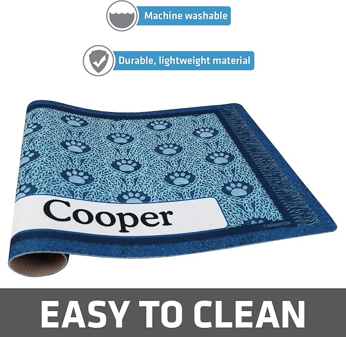 Drymate Personalized Pet Bowl Placemat, Custom Dog & Cat Food Feeding Mat - Image 4