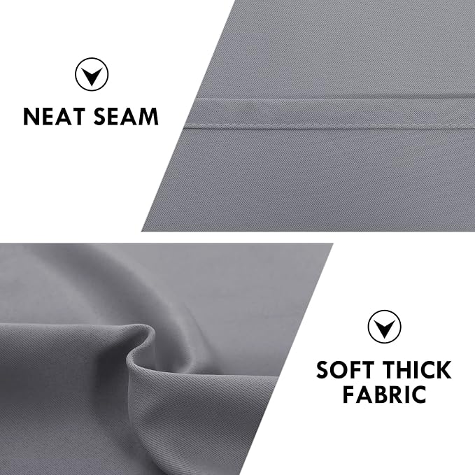 DWCN Blackout Curtains for Bedroom – Thermal Insulated Energy Saving Drapes for - Image 5