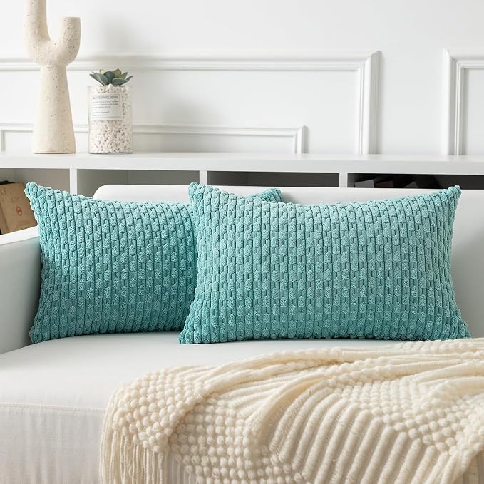 Kevin Textile 14x24 Inch Pillow Cover 1 Pack Boho Decorative Soft Striped - Image 5