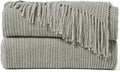 inhand Throw Blanket for Couch Bed, Chunky Chenille Woven Soft Blankets by inhand