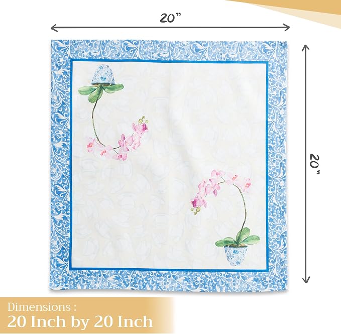Maison d' Hermine Cloth Napkins Set of 4 100% Cotton Everyday Reusable Square - Image 4