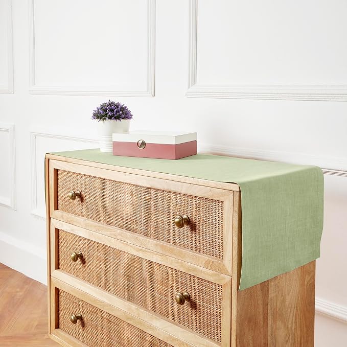 Solino Home Linen Small Table Runner 48 Inches - Image 3