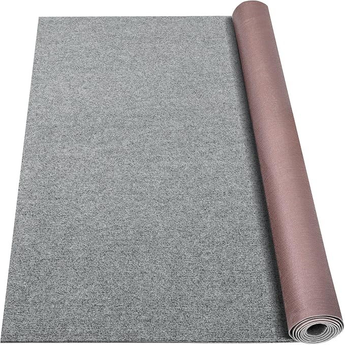 Marine Carpet, 6 FT x 14 FT Smoke Gray Indoor Outdoor Carpet 0.2" Thick Boat by Unknown