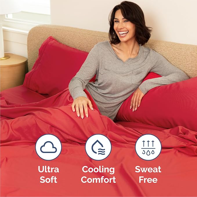 Queen Size 4 Piece Sheet Set - Image 4