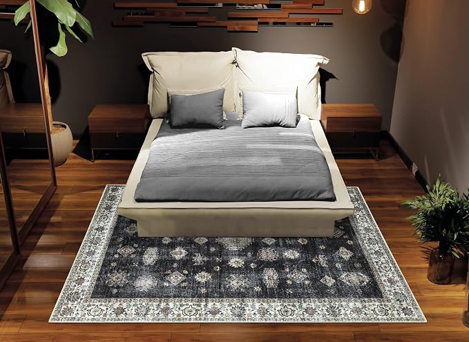 Bloom Rugs Washable Non-Slip 4' x 6' Rug - Image 8