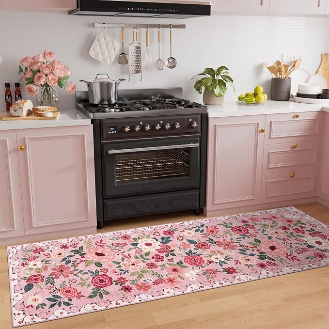 DUKINO 2x6 Kitchen Runner Rug for Hallway, Washable Runner Rug - Image 3