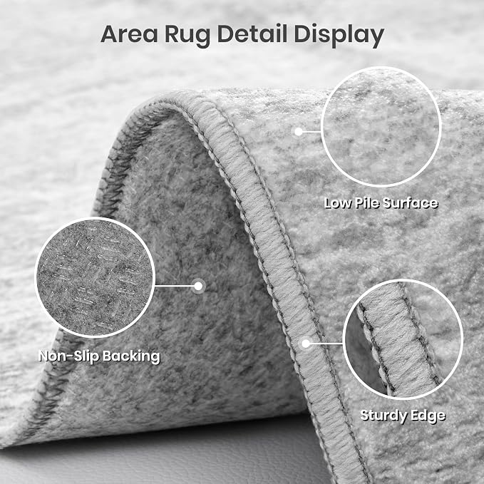 Valenrug Washable Rugs 6x9 - Image 6