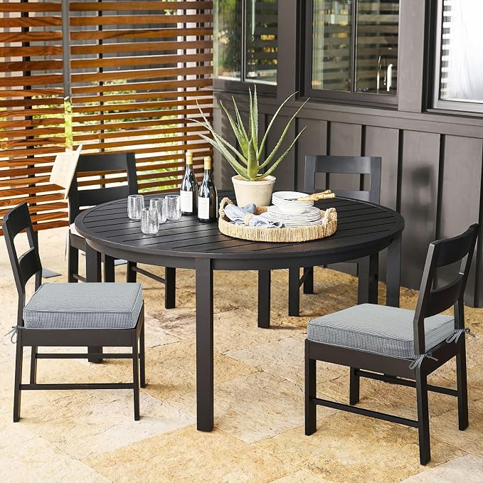 Outdoor Square Corner Seat Cushion, 18.5"x16"x3", Non Slip Seat Cushion Pads - Image 2
