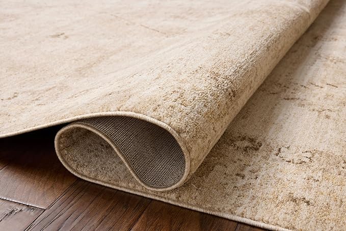 Loloi Chris Loves Julia Palma Collection PLM-06 Natural/Smoke 2'-7" x 12'-0" - Image 4