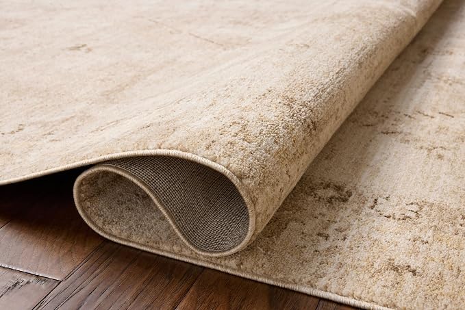 Loloi Chris Loves Julia Palma Collection PLM-06 Natural/Smoke 2'-7" x 10'-0" - Image 4