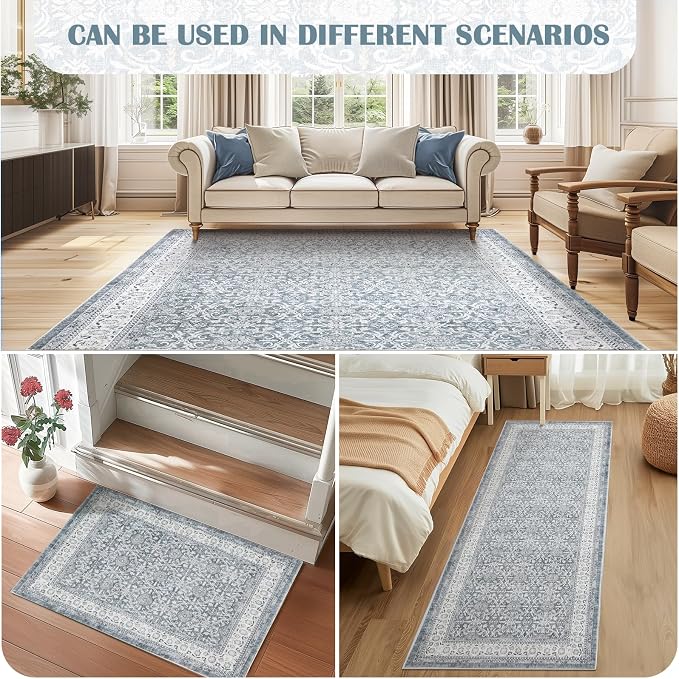 jinchan Hallway Runner Rug 3x10 - Image 3