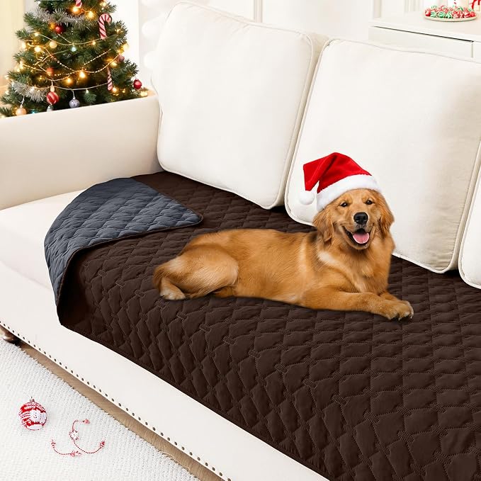 Smiry Waterproof Dog Bed Cover Blanket, Soft Reversible Pet Blanket, Washable by Smiry