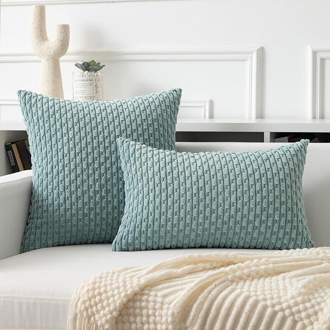 Kevin Textile 14x24 Inch Pillow Cover 1 Pack Boho Decorative Soft Striped - Image 5