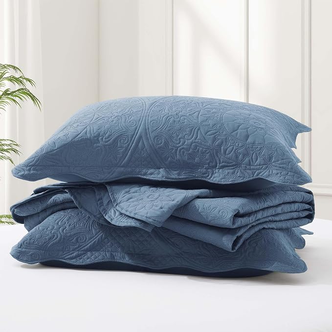 IR Imperial Rooms King Quilt Bedding Set Size + 2 Pillow Shams - Image 7