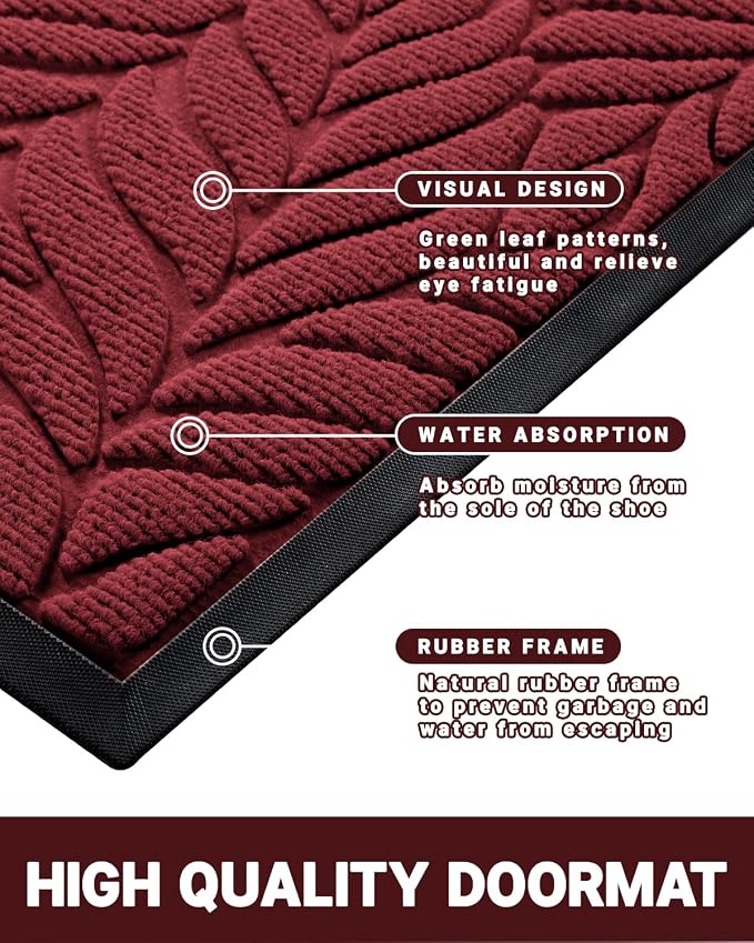 Yimobra 36x24 Large Door Mat Outdoor Indoor, All-Season Waterproof Door Mat - Image 4