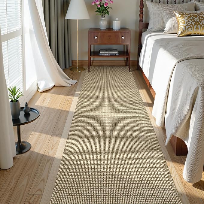 Uphome Kitchen Runner Rug, Low Pile Woven Cotton Modern Carpet Runners - Image 6