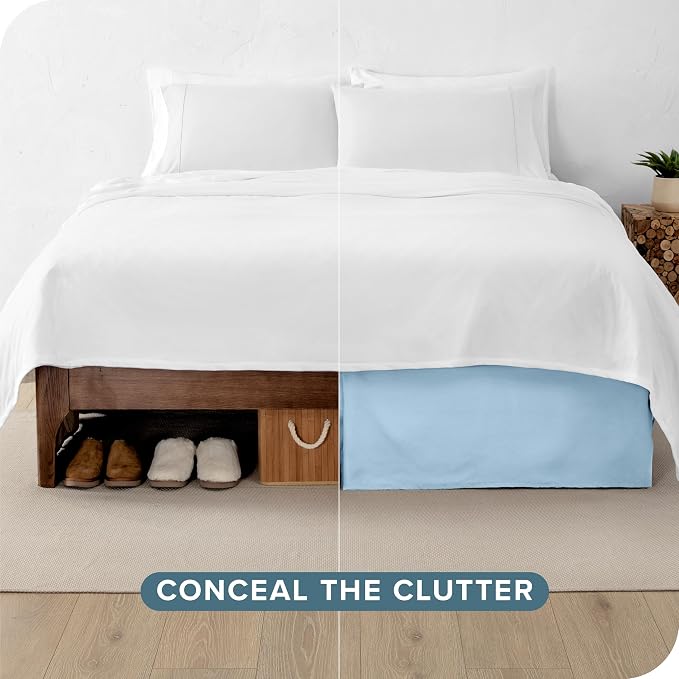 Bare Home King Bed Skirt - Image 3