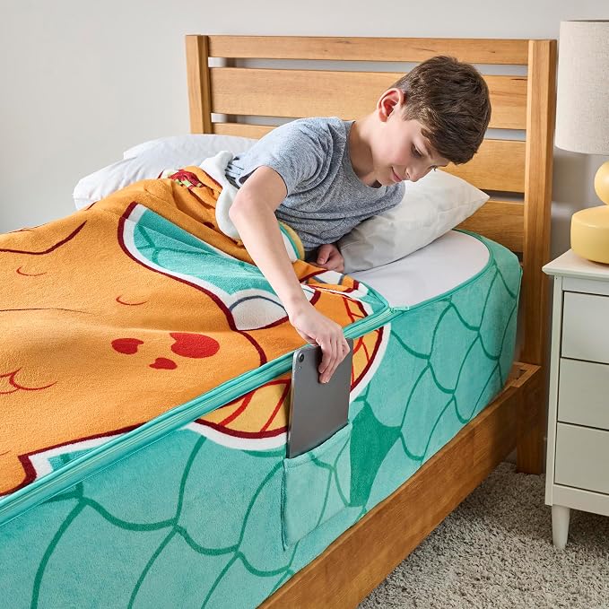 ZippySack Twin Bed Zip-Up Bedding – Super Soft Fleece Fitted Blanket - Image 6