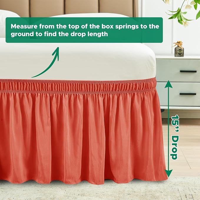 Biscaynebay Wrap Around Bed Skirts - Image 3
