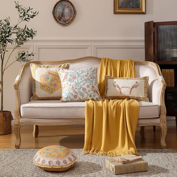 patdrea Linen Decorative Throw Pillow Covers Set Soft Durable Cushion Cases - Image 5