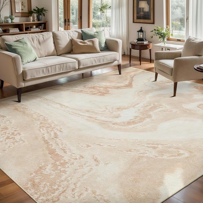 Ciicool Abstract Area Rug Indoor, 5x7 Washable Entryway Rug, Modern Soft Throw by CIICOOLHomeDeco
