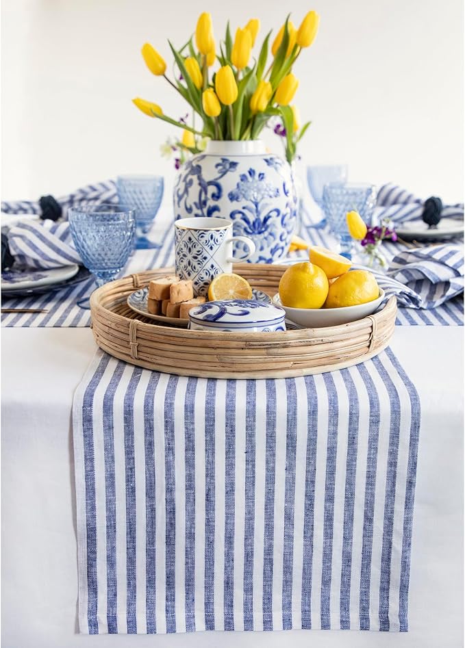 Solino Home Linen Table Runner 60 Inches by SolinoHome