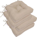 RACE LEAF 4 Pack 17x17 Inch Patio Chair Cushions, Thickened Seat Cushions by RACELEAF