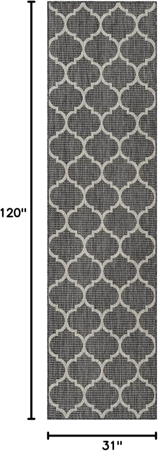Unique Loom Outdoor Trellis Collection Area Rug - Image 2