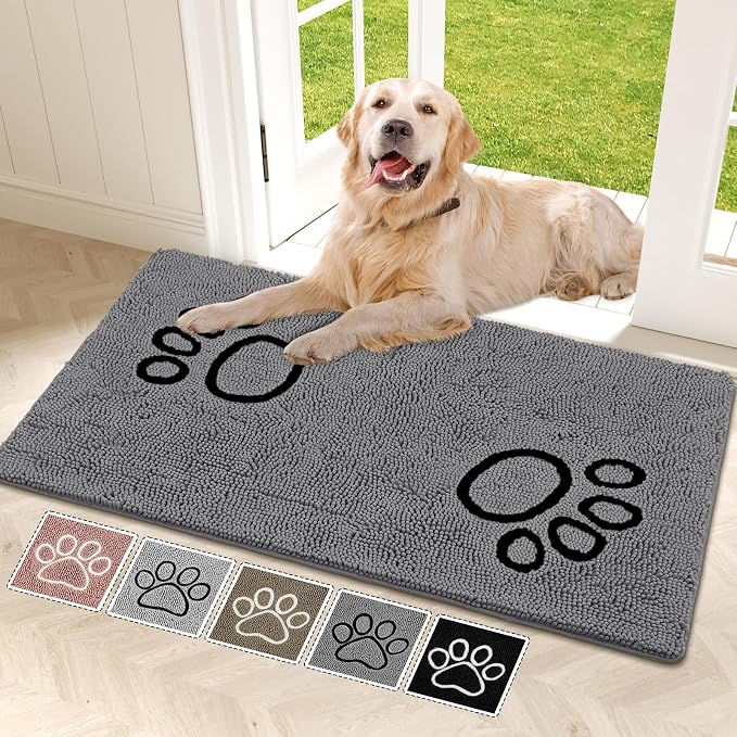 Bcoimo Super Absorbent Dog Door Mat, Pet Rugs by Bcoimo