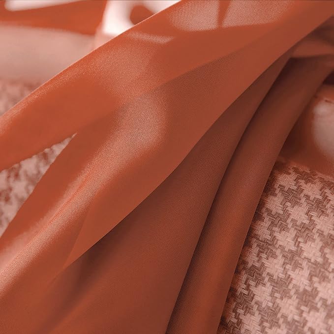 MIULEE Short Sheer Curtains 30 Inch Length - Image 5