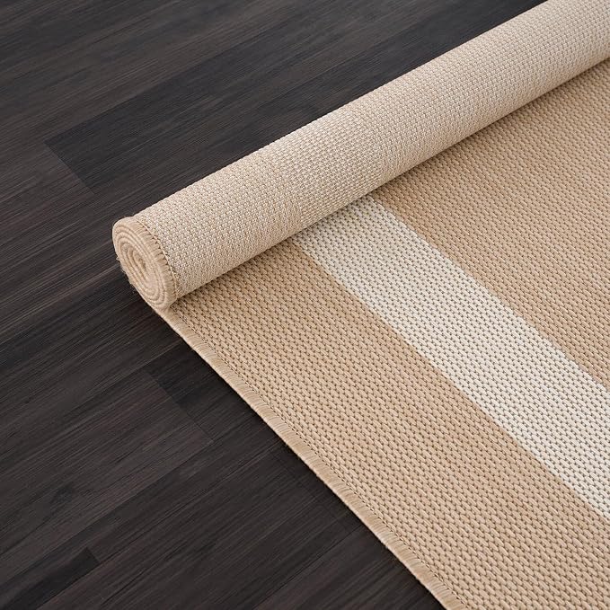 CAMILSON Outdoor Rug 5x7, Modern Outside Rugs - Image 8
