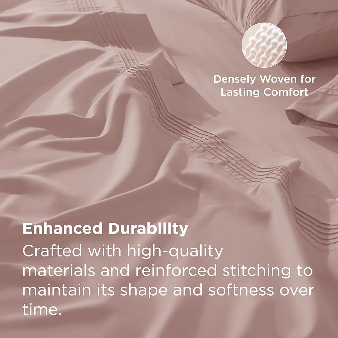 Bedsure Deep Pocket Queen Sheets Set - Image 6