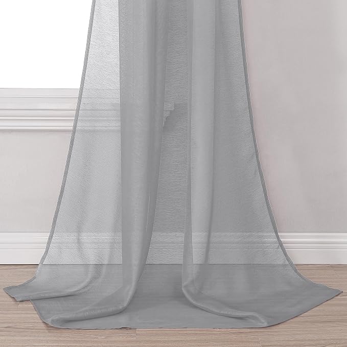 DONREN 144 Inches Long Window Scarf Valances - Image 5