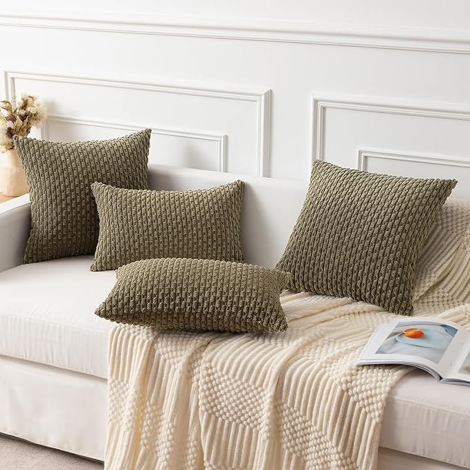 Kevin Textile 12x24 Inch Pillow Cover 1 Pack Boho Decorative Soft Striped - Image 6