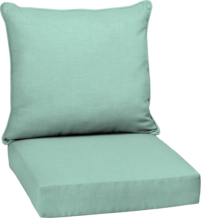 Arden Outdoor Deep Seat Cushion Set, 24 in x 24 in, Weather-Proof, Rain-Proof by ARDEN