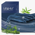 MR&HM Twin Fitted Sheet Only, Ultra-Soft Rayon Derived from Bamboo & Polyester by MRHM