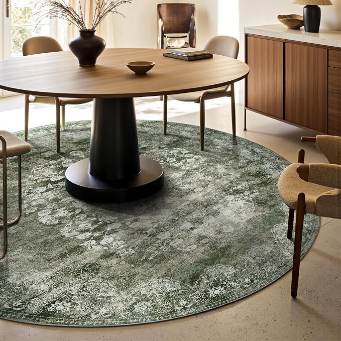 jinchan Round Rug 6ft Area Rug - Image 4