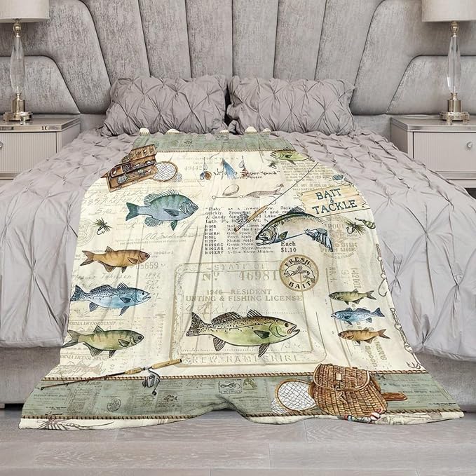 Fishing Blanket Gifts for Men and Kids - Image 3