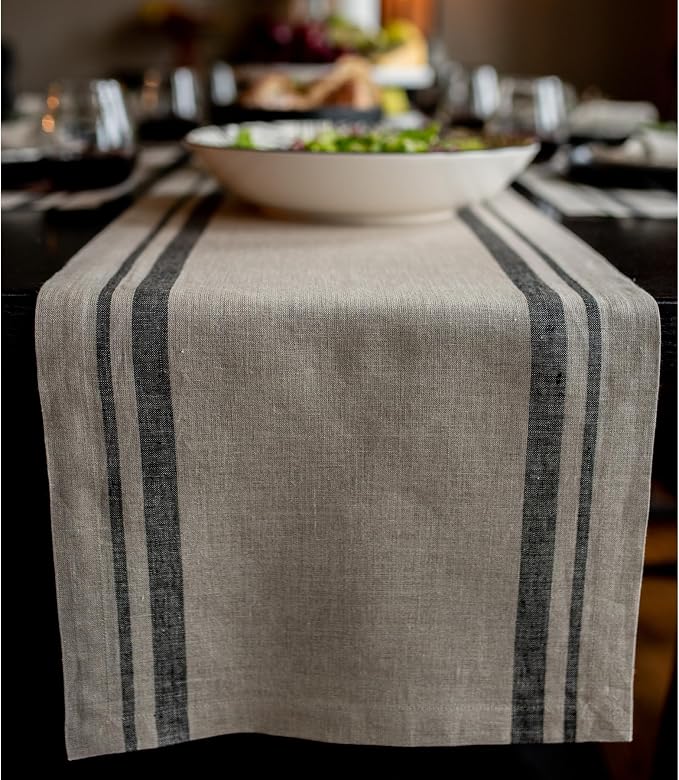 Solino Home Linen Table Runner 156 Inches Long by SolinoHome