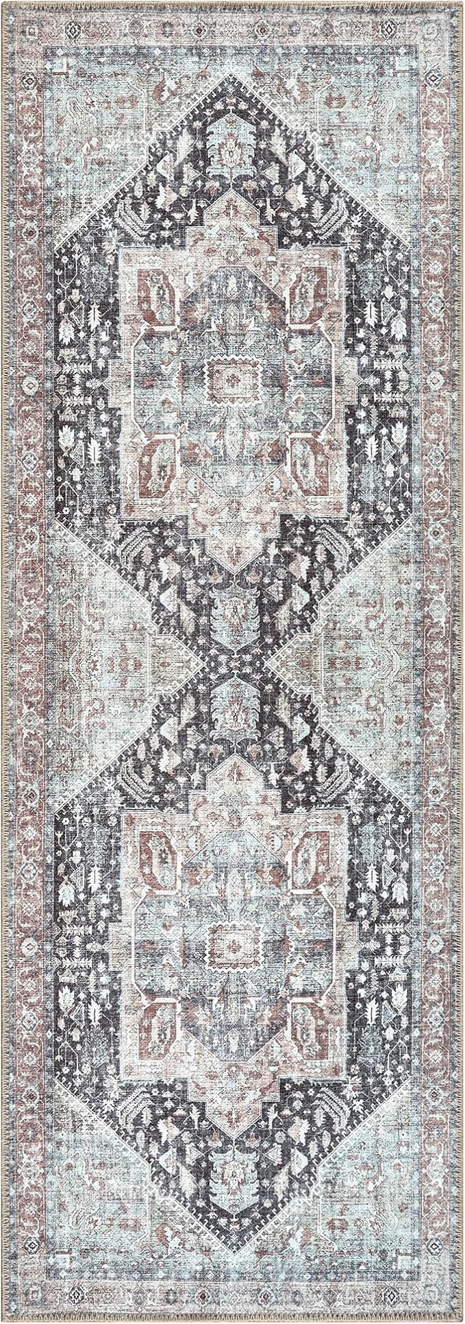 Bloom Rugs Washable Non-Slip 7 ft Runner - Image 3