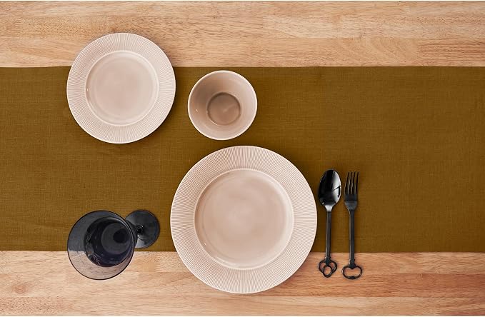 Solino Home Linen Table Runner 108 Inches Long - Image 3
