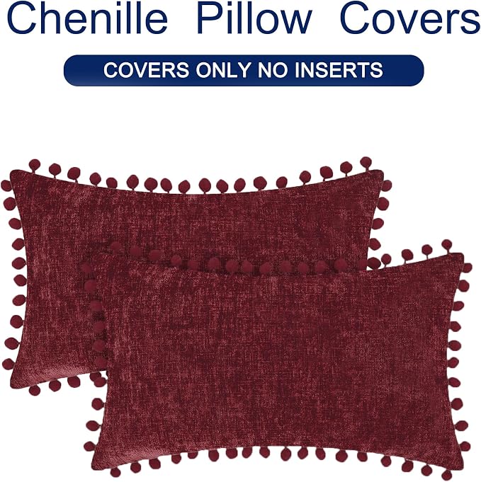 CaliTime Christmas Throw Pillow Covers Decorative 20 X 12 Inches Pack of 2 Cozy - Image 6