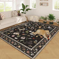 Rugcomf Area Rugs 8x10 Rug for Living Room Clearance Washable Boho Area Rug Non by Rugcomf