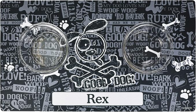 Drymate Personalized Pet Bowl Placemat, Custom Dog & Cat Food Feeding Mat - Image 2