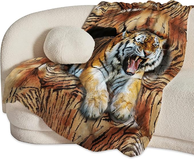 Tiger Throw Blanket - Image 6