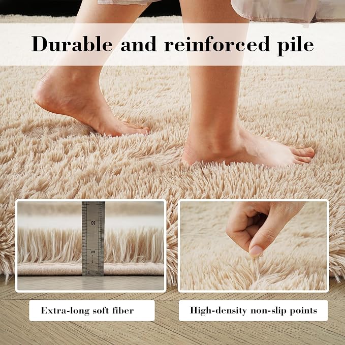 Soft Runner Rugs for Bedroom, Bedside Rug for Living Room Bedroom Kids Room - Image 6