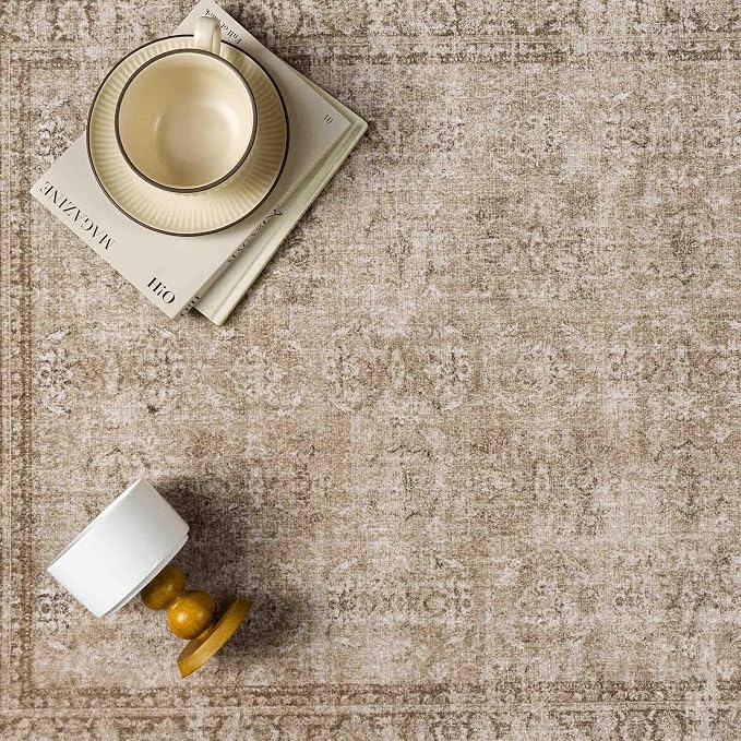 2x8 Light Brown Area Rug Runners - Image 7